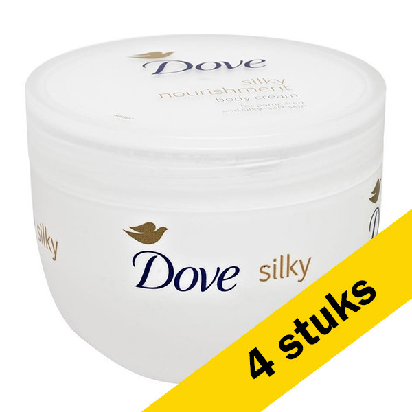 Dove Aanbieding: Dove Silk Bodycrème (4 stuks - 300 ml)  SDO00327 - 1