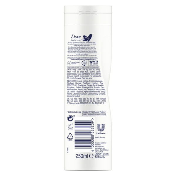 Dove Bodylotion Essential Care (250 ml)  SDO00358 - 3