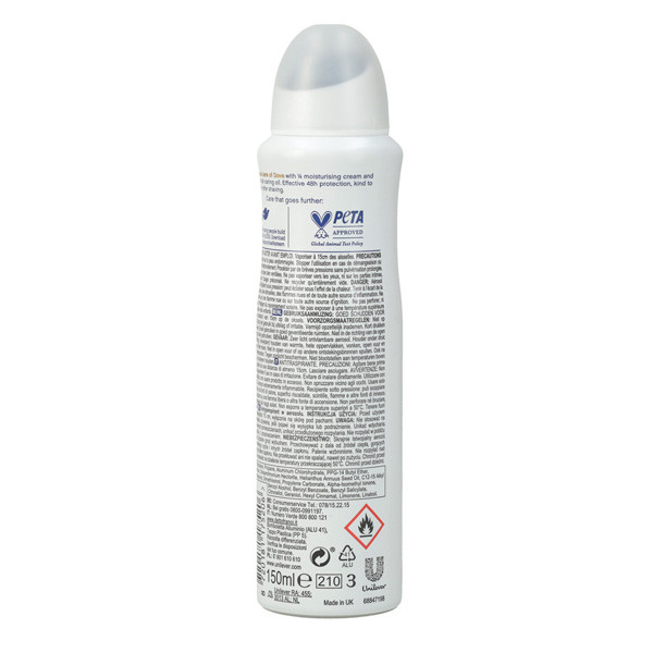 Dove Cotton Soft Deodorant Spray 150 ml  SDO00502 - 4