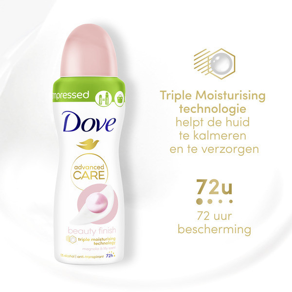 Dove Deodorant Spray Beauty Finish (100 ml)  SDO00442 - 4