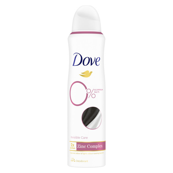 Dove Deodorant Spray Invisible 0% (150 ml)  SDO00344 - 1