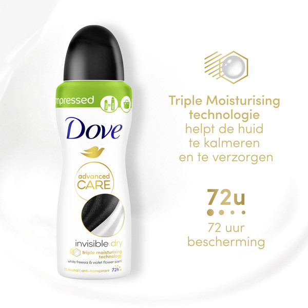 Dove Deodorant Spray Invisible Dry (100 ml)  SDO00456 - 4