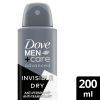 Dove Men+Care Deodorant Spray Invisible Dry (200 ml)  SDO00392 - 2