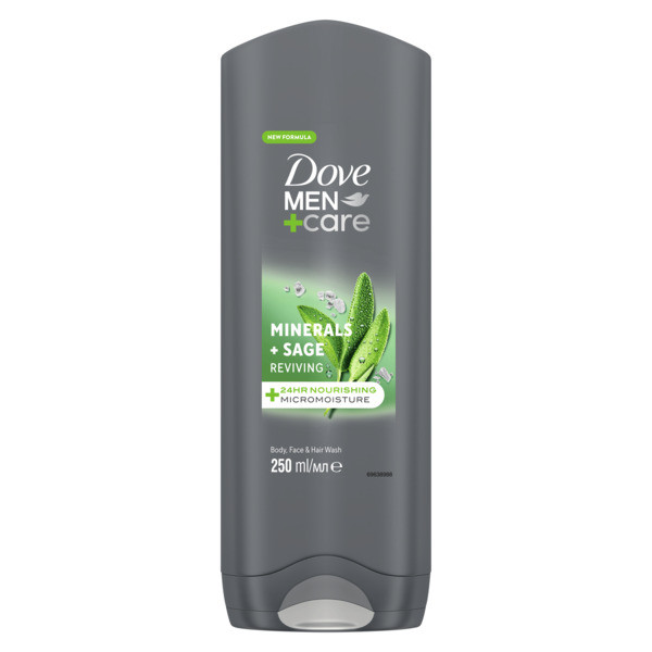 Dove Men+Care Douchegel Minerals & Sage (250 ml)  SDO00402 - 1