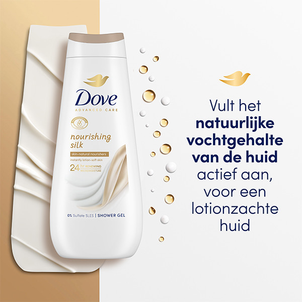 Dove Nourishing Silk Douchegel (600 ml)  SDO00534 - 6