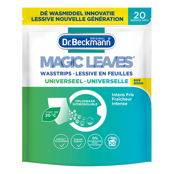 Dr. Beckmann Wasmiddelstrips Magic Leaves Universal (20 wasstrips)  SDR05297 - 1