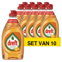 Dreft Aanbieding: Dreft Afwasmiddel Orange (10 flessen - 340 ml)  SDR06193