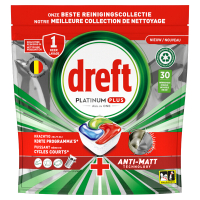 Dreft All-in-One Platinum Plus Vaatwastabletten Original (30 vaatwasbeurten)  SDR06287