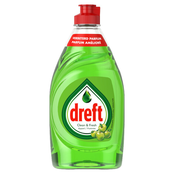 Dreft Fresh & Clean Afwasmiddel Appel (340 ml)  SDR06305 - 1