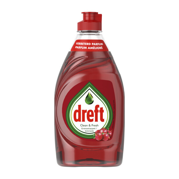 Dreft Fresh & Clean afwasmiddel Granaatappel (340 ml)  SDR06303 - 1