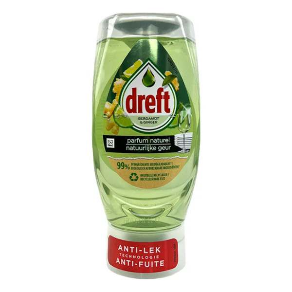 Dreft Max Power Afwasmiddel Bergamot & Ginger (370 ml)  SDR06039 - 1