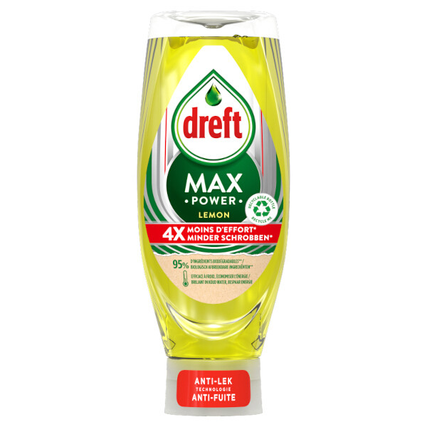 Dreft Max Power Afwasmiddel Lemon (640 ml)  SDR06293 - 1