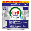 Dreft Professional All-in-One Platinum vaatwastabletten Regular (226 vaatwasbeurten)