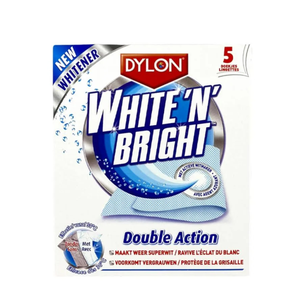 Dylon Vlekverwijderaar zakjes White & Bright (5 stuks)  SDY04032 - 1
