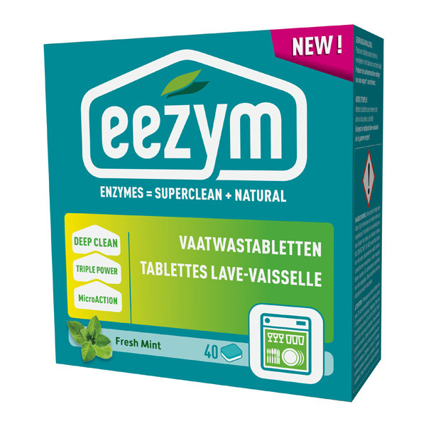 Eezym Vaatwastabletten Herbal Fresh (40 stuks)  SEE00023 - 1