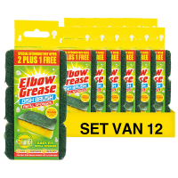 Elbow Grease Aanbieding: Elbow Grease Dish Brush Navulling (12 pakken - 3 stuks)  SEL01061