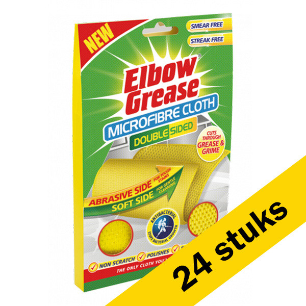Elbow Grease Aanbieding: Elbow Grease Dual Sided - Microvezel Doek (24 stuks)  SEL00257 - 1