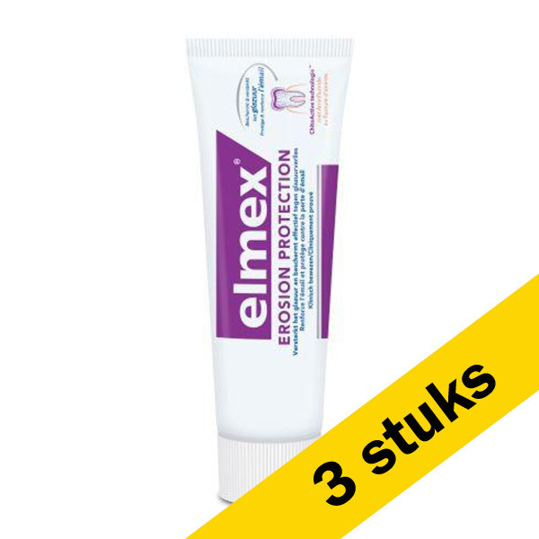 Elmex Aanbieding: 3x Elmex Erosie Protection tandpasta (75 ml)  SEL00010 - 1