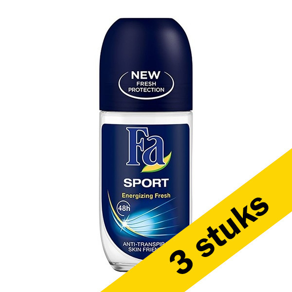 Fa Aanbieding: 3x Fa deoroller Sport (50 ml)  SFA05152 - 1