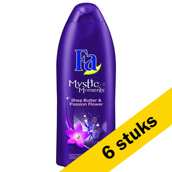 Fa Aanbieding: 6x Fa douchegel Mystic Moments Shea Butter & Passion Flower (250 ml)  SFA06188 - 1