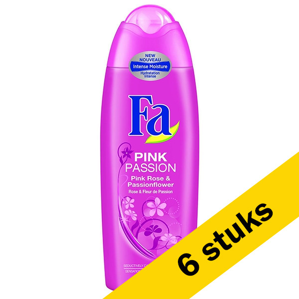 Fa Aanbieding: 6x Fa douchegel Pink Passion (250 ml)  SFA06191 - 1
