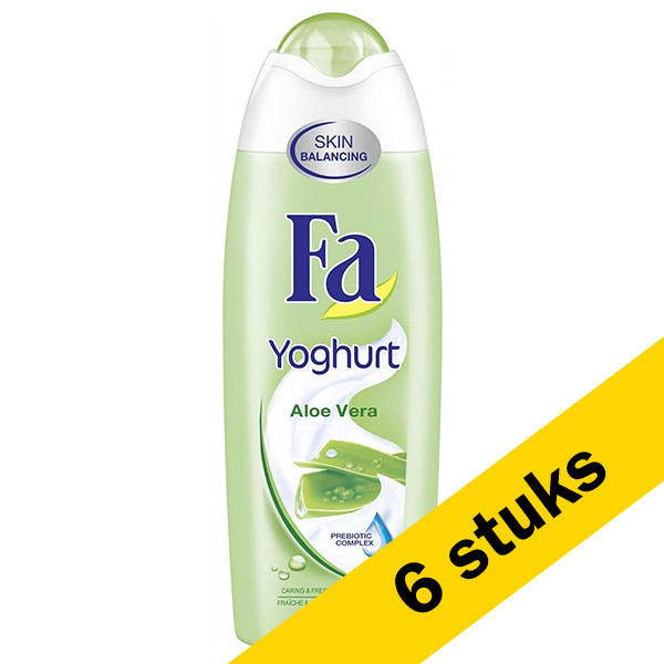 Fa Aanbieding: 6x Fa douchegel Yoghurt Aloe Vera (250 ml)  SFA06192 - 1