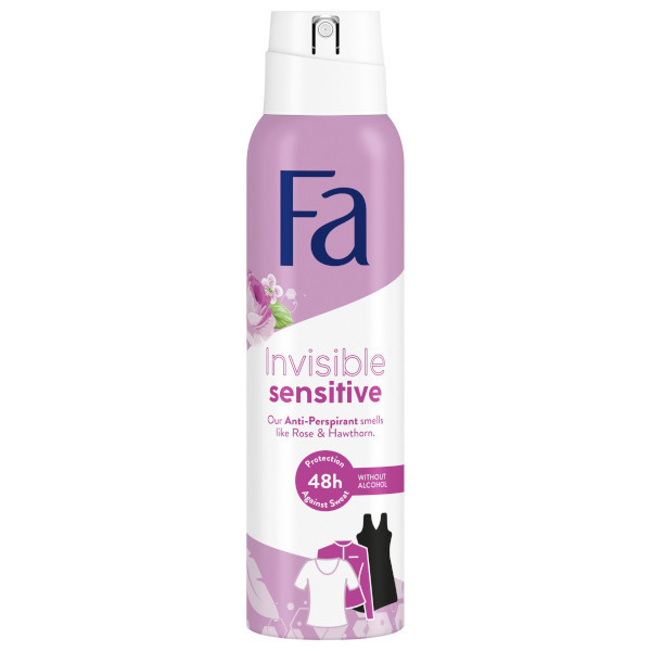 Fa Invisible Sensitive Deodorant Spray (150 ml)  SFA06212 - 1