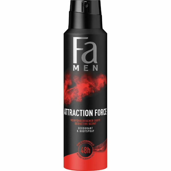 Fa Men Attraction Force Deodorant Spray (150 ml)  SFA06218 - 1