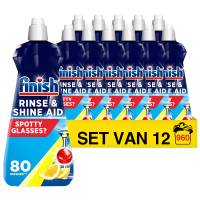 Finish Aanbieding: Finish Glansspoelmiddel Lemon (12 flessen - 400 ml)  SFI01062