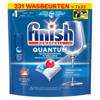 Finish Aanbieding: Finish Quantum All-in-1 vaatwastabletten Regular (231 vaatwastabletten)  SFI01078