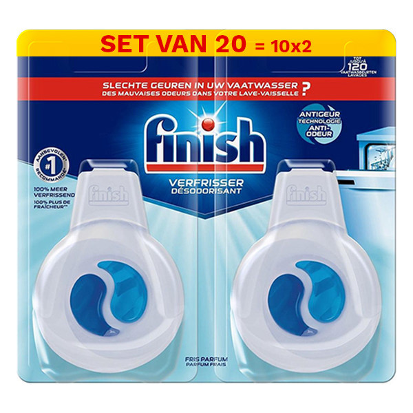 Finish Aanbieding: Finish Vaatwasser Verfrisser (10 verfrissers - 4 ml)  SFI01021 - 1