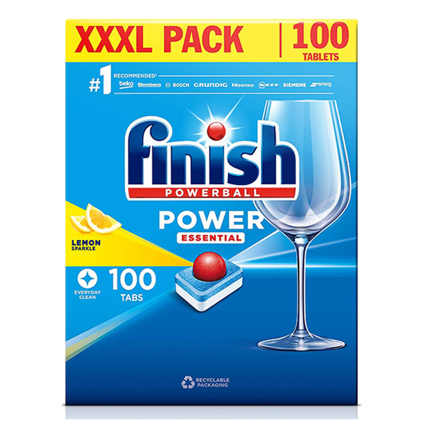 Finish Power Essential Vaatwastabletten Lemon (100 vaatwasbeurten)  SFI01048 - 1