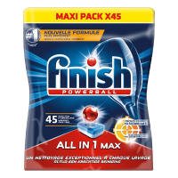 Finish Powerball All-in-1-Max Vaatwastabletten Regular (45 vaatwasbeurten)  SFI01044