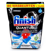 Finish Quantum Ultimate Powerball Vaatwastabletten (2 stuks - 80 vaatwasbeurten)  SFI01093