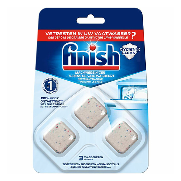 Finish Vaatwasmachine Reiniger Hygienic Clean 17 gram (3 stuks)  SFI01050 - 1