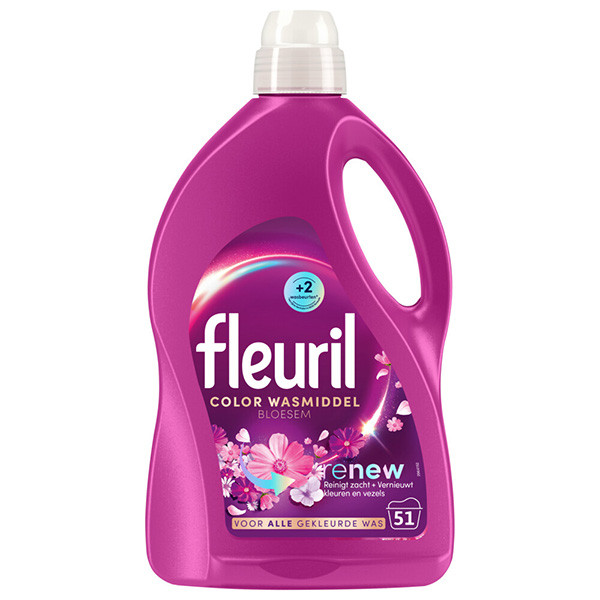 Fleuril Renew Bloesem vloeibaar wasmiddel 2,55 liter (51 wasbeurten)  SFL00036 - 1
