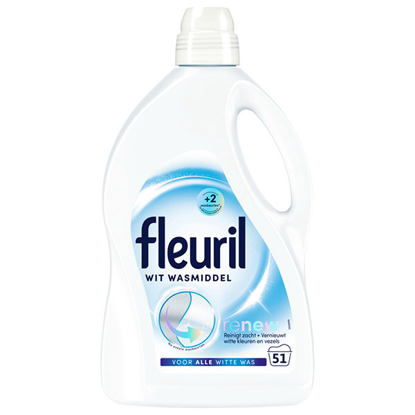 Fleuril Renew Vloeibaar Wasmiddel Wit 2,55 Liter (51 wasbeurten)  SFL00034 - 1