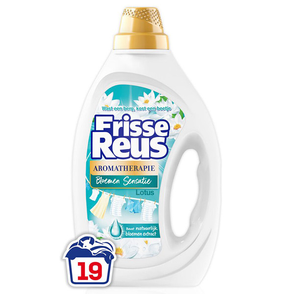 Frisse-Reus Frisse Reus Vloeibaar Wasmiddel Lotus 855 ml (19 wasbeurten)  SRE00286 - 1