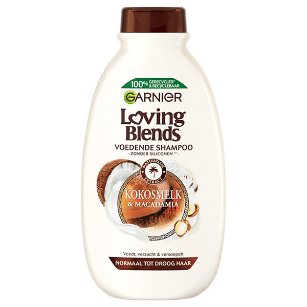 Garnier Shampoo Loving Blends - Kokosmelk & Macadamia (300 ml)  SGA02030 - 1