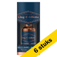 Gillette Aanbieding: 6x Gillette King C. baardolie (30 ml)  SGI00118
