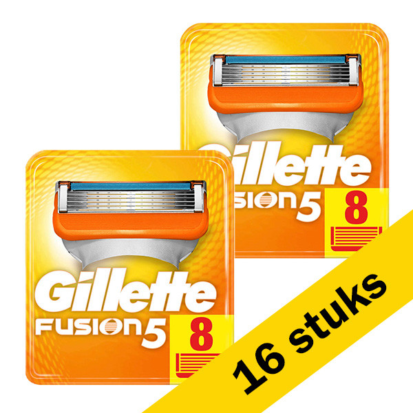 vloeistof Geschiktheid Spanning Aanbieding: Gillette Fusion 5 scheermesjes (16 stuks) Gillette 123schoon.nl