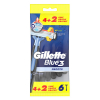Gillette Blue III wegwerpmesjes (4+2)