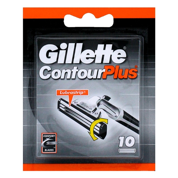 Aardewerk aluminium Leeuw Gillette Contour Plus scheermesjes (10 stuks) Gillette 123schoon.nl