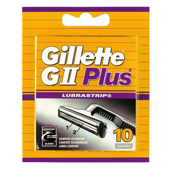 instinct India mineraal Gillette GII Plus scheermesjes (10 stuks) Gillette 123schoon.nl