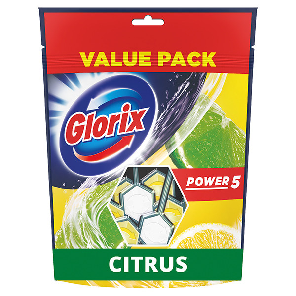 Glorix Power 5 Citrus Toiletblok (5 stuks)  SGL00072 - 2