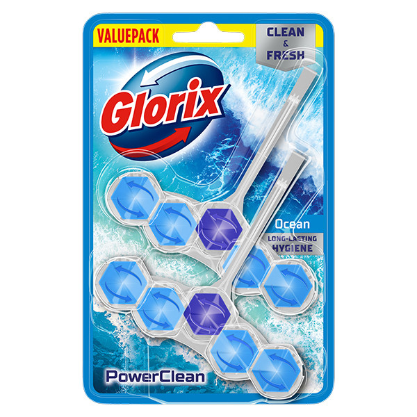 Glorix Power 5 Toilet Blok Ocean 2-pak  SGL00087 - 1