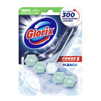 Glorix toiletblok Power 5 Bleach (55 gram)  SGL00044