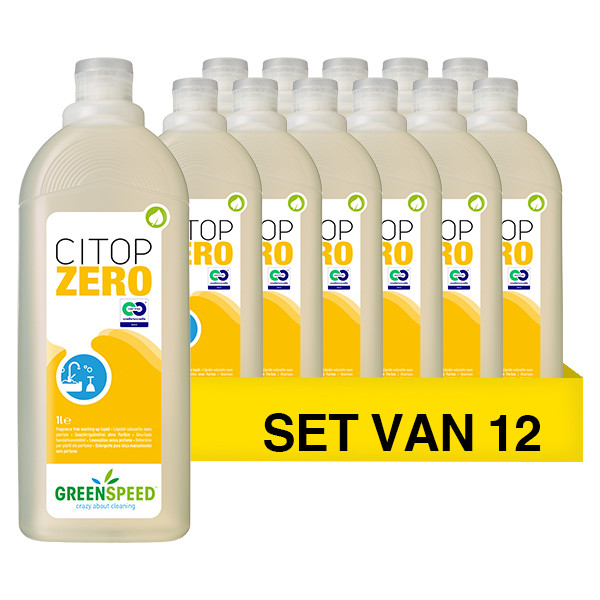 Greenspeed Aanbieding: Greenspeed Citop Zero (12 flessen - 1 liter)  SGR00048 - 1