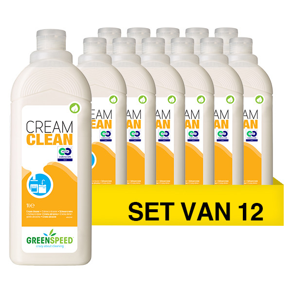 Greenspeed Aanbieding: Greenspeed Cream Clean (12 flessen - 1 liter)  SGR00081 - 1