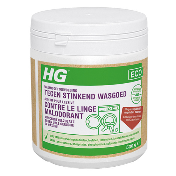 HG ECO Wasmiddeltoevoeging Tegen Stinkend Wasgoed (500 gram)  SHG00355 - 1